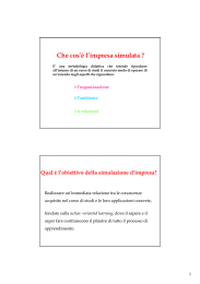 la simulazione di impresa - Università degli Studi di Parma