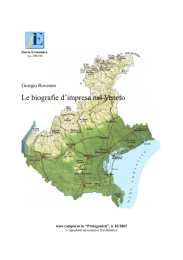 Le biografie d`impresa nel Veneto