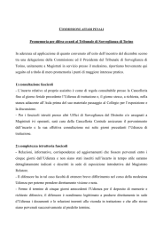 Promemoria per difese avanti al Tribunale di Sorveglianza di Torino