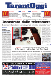 Incastrato dalle telecamere