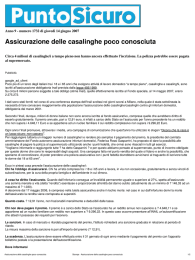 Assicurazione delle casalinghe poco conosciuta