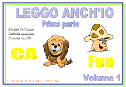 “Leggo anch`io” Seconda parte volume primo