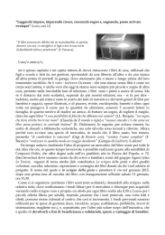 &ldquo;Leggendo imparo, imparando cresco, crescendo sogno e