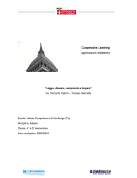 &ldquo;Leggo, discuto, comprendo e imparo" ins. Riccarda Viglino