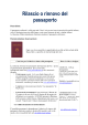 Rilascio o rinnovo del passaporto