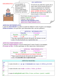 GLI ARTICOLI - La Teca Didattica