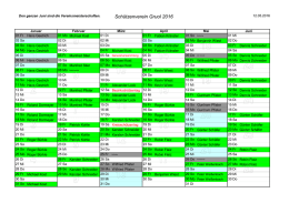 Kalender 2016 - Schützenverein Gruol