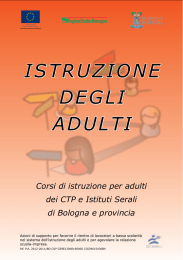 Catalogo dell`Offerta provinciale di istruzione per adulti