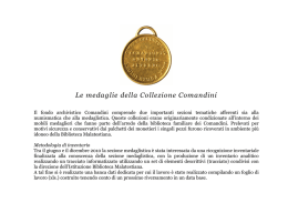 Le medaglie della Collezione Comandini