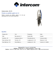 Pistola con grilletto ugello mm.1,2 Specifici: