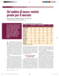 Un`ondata di nuove varietà pronte per il mercato