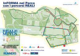 VIENI A CORRERE CON NOI NEI PERCORSI REALI DEL PARCO