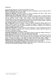 MONCADA Illustre famiglia aragonese che diede alla Sardegna tre