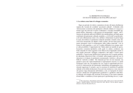 IL DISTRETTO CULTURALE: UN NUOVO MODELLO DI