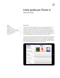 Linee guida per iTunes U