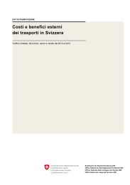 Costi e benefici esterni dei trasporti in Svizzera
