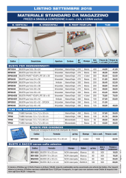 materiale standard da magazzino