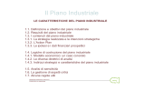 Il Piano Industriale - Facoltà di Economia