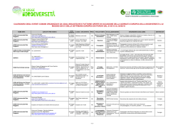 RE-Calendario comune eventi Ceas