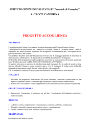 Progetto Accoglienza - Istituto Comprensivo "Psaumide di