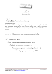 …………..Continuiamo con i nostri antipasti di Mare