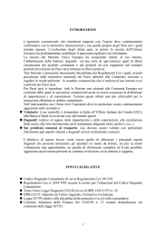 INTRODUZIONE L`operatore commerciale che intrattiene rapporti