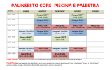 PALINSESTO CORSI PISCINA E PALESTRA