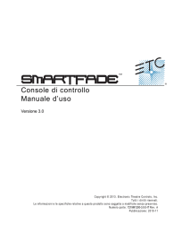 Console di controllo Manuale d`uso