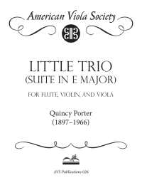 Little Trio for Flute, Violin, and Viola