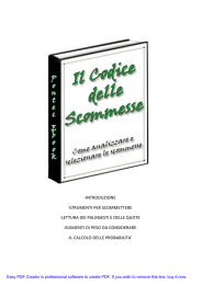 strumenti per scommettere