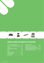 mozzi lame rasaerba e accessori