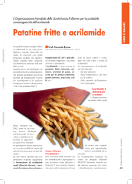 Patatine fritte e acrilamide