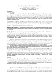 Sistema Ricatto * Un modello per l`analisi del ricatto di RG Erskine e