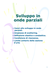 Sviluppo in onde parziali