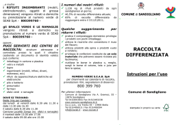 raccolta differenziata - Comune di Sandigliano