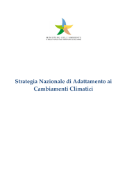 Strategia Nazionale di adattamento ai cambiamenti climatici