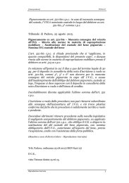 Pignoramento ex art. 521-bis cpc: in caso di mancata