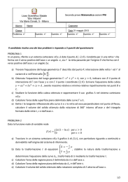 seconda prova PNI - Liceo Scientifico Statale Elio Vittorini