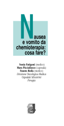 ausea e vomito da chemioterapia: cosa fare?