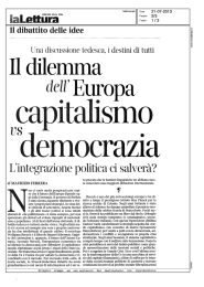 di Maurizio Ferrera | Corriere della Sera - La Lettura