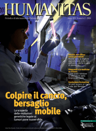 Colpire il cancro, bersaglio mobile Colpire il cancro