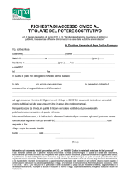 Richiesta di intervento da parte del titolare del potere sostitutivo