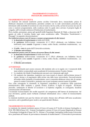 Trasferimento e passaggio SSMMFFNN 2013