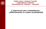 L`approccio per competenze differenziate in classi