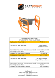 PINZA BALLONI - BALE CLAMP BALLENGREIFER