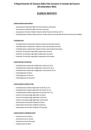 Elenco invitati - Dipartimento di Scienze della vita