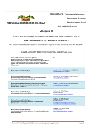 Allegato III autorit&agrave; competenti e soggetti invitati