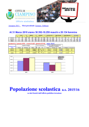 Popolazione scolastica a.s. 2015/16