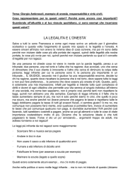 la legalita e l`onesta` - Piattaforma delle Resistenze