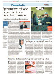 Speso mezzo milione per un anestetico pericoloso da usare